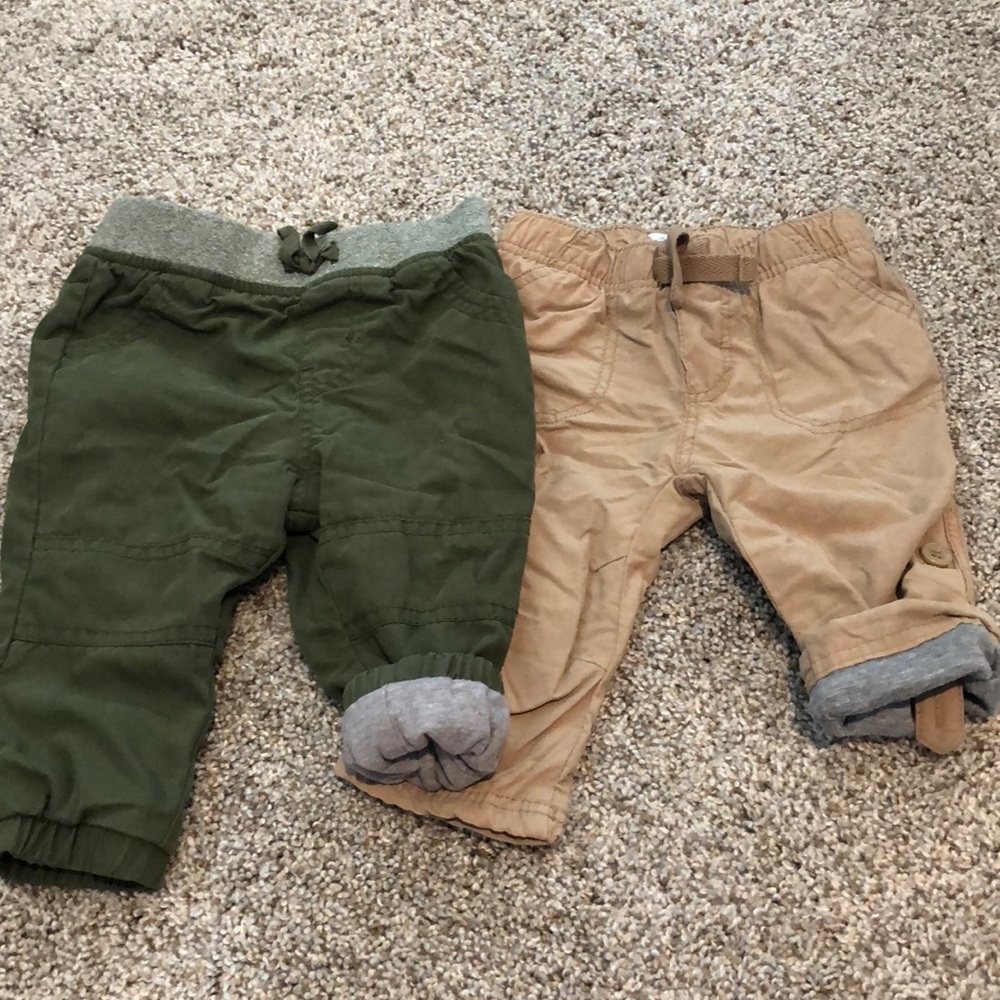 Warm baby boy pants